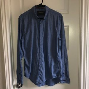 Zara Man Men’s Slim Fit Button Down Shirt Size: L
